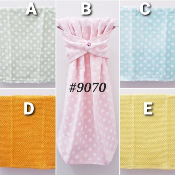 Hand Crafted Other - #9070 ●NEW! Easter/Spring Hang'N'Snap HAND Towel *Select your snap
